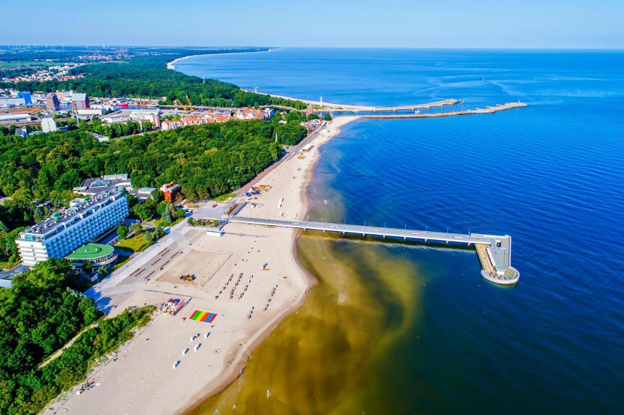 Apartament Amber Comfort Z Prywatnym Miejscem Parkingowym Kolobrzeg Bagian luar foto